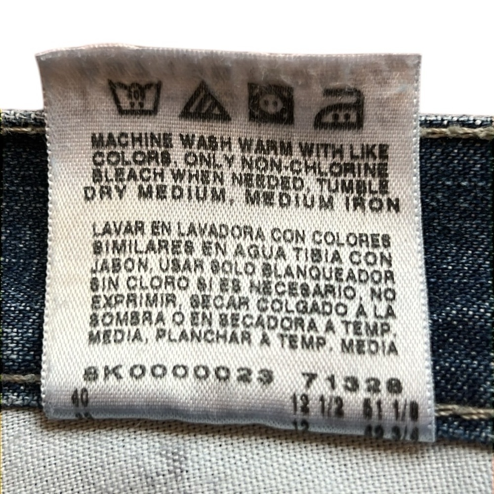 Lee Dungarees Carpenter Jean Shorts 38L Y2K Baggy Skater Fits 36x12 Medium Blue - Picture 15 of 15